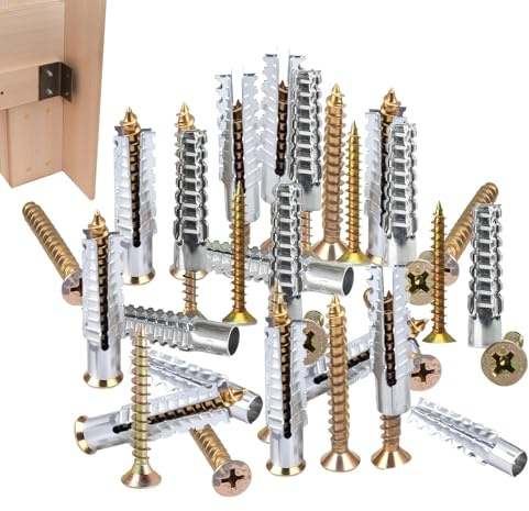 Tornillos de montaje | Pernos de expansión, sujetadores de montaje para tablero de yeso de concreto muebles de madera estantería de gabinete