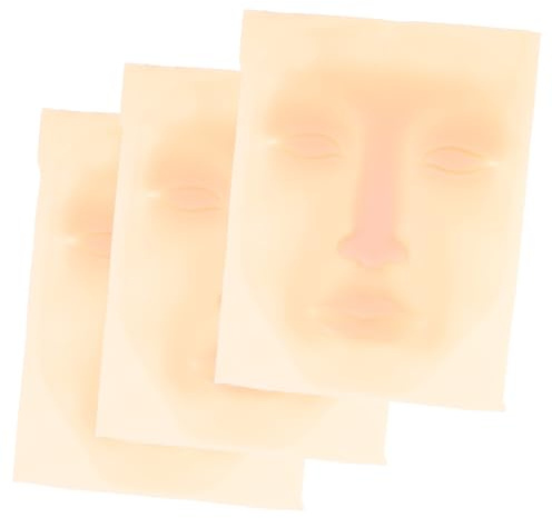 Baluue 3d Silikon Übungshaut Microblading Make up Gesicht Elastisch Hautähnlich Tattoo Praxis Satz Für Augenbrauen Lippen Eyeliner Salon Und Persönlicher Gebrauch