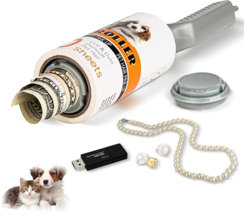 PBAHAUP Cachette Secrète Intelligente, Compartiment Dissimulé Grand Format pour Argent, Bijoux ou Clés, Votre Coffre-Fort Portable à la Maison, au Bureau ou en Voyage (1 Unité)