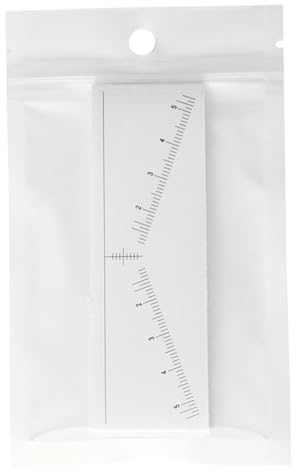 Ögonbrynsformande stenciler – 9,8 x 3,2 cm, 25 stycken styrmallar | 25 stycken återanvändbara PVC-ansiktskontur-precisionsverktyg | ögonbrynsmallar | Kosmetisk mappin