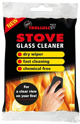 Trollull Cleaner Pads For Stove Glass 2 In A Pack Rakso Stove Glass Cleaner