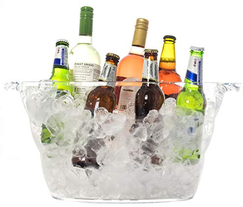 Andes Large 12L Acrylic Ice Bucket Champagne Wine Beer Drinks Cooler