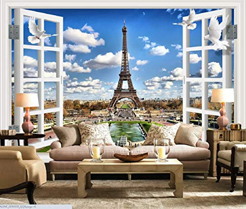 Tapete Kinderzimmer Fototapete Fenster Fenster Landschaft Paris Eisen Turm Im Tapeten Vliestapete Modern Schlafzimmer Wandtapete Bildtapete Wand Dekoration