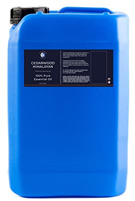 Mystic Moments | Huile Essentielle de Cèdre de l'Himalaya 5 Kg - Huile Pure et Naturelle pour Diffuseurs, Aromathérapie et Mélanges de Massage Vegan Sans OGM