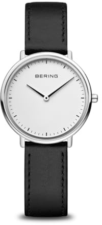 BERING Damen Uhr Quarz Movement - Ultra Slim Collection mit Edelstahl und Saphirglas 15729-404 - Wasserdicht: 3 ATM