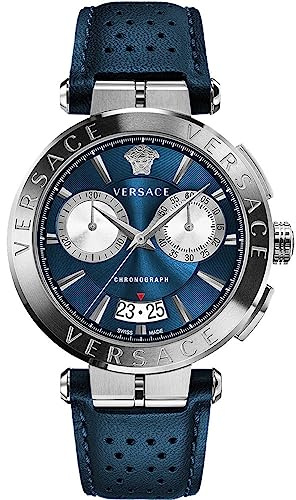 Versace Herrkronograf klocka i läder - VE1D00819