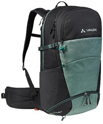VAUDE Mago 30+4 Zaini 30-39L, Nero/Foresta polverosa, Taglia Unica Unisex-Adulto