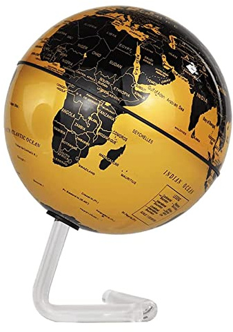 Mappamondo Mappamondo Globi Luminosi a Rotazione Automatica HD Globi geografici di Facile Lettura per Studenti Home School Globe educazione Divertente