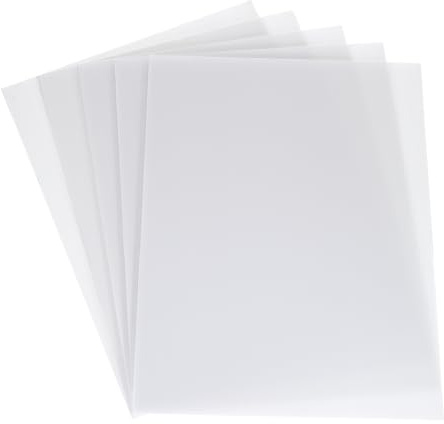 QUARKZMAN Korrugerade plastpaneler, 4 mm vita, tomma trädgårdsskyltar, 17 tum x 13 tum, 5 stycken