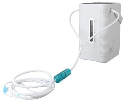 Infusor de Agua de Hidrógeno, Máquina de Hidrógeno Portátil de Filtración de Agua Funcionamiento Silencioso Máquina de Fabricación de Agua de Hidrógeno (Enchufe de la UE)