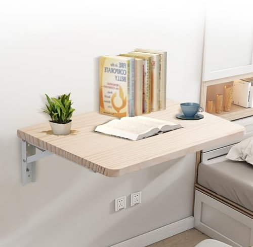 Klappbarer Wandtisch Wandklapptisch Für Waschküche Kleiner Herunterklappbarer An Der Werkbank Montierter Schreibtisch Für Kleine Räume Für Arbeitszimmer Schlafzimmer Wäscherei Balkon Küche(100x25cm)