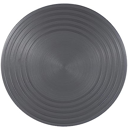 Placa Difusora para Estufa de Gas Redonda de 28cm en Aluminio Negro | Bandeja de Descongelación, Reduce el Calor y Ayuda a Mantener la Temperatura, Diseño Especial