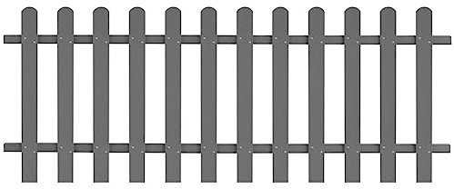 Hardware, Zäune und Barrieren, Zaunpfosten, Lattenzaun, WPC, 200 x 80 cm