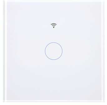 Swokely Matter WiFi Switch Switch Wall Touch Switch Switch Glass Pannello App Remoto CONTROLLO Wireless CONTROLLO Domestico Smart CONTROLLO DI CONTROLLO D ELL'AMPIONI (1 via)