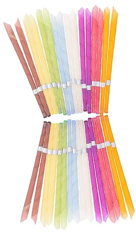 Vaguelly 30 Bastoncini Aromatici Bastoncini Per La Pulizia Delle Orecchie Candele Auricolari Accessori Cucchiai Auricolari Portatili Accessori Per Le Orecchie Strumenti Per La