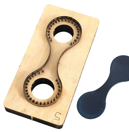 Clicker Per Cuoio | Multiuso E Preciso - Modelli Pressa Cuoio Taglierina Portachiavi,Per Mamma Principianti Amanti Artigianato Piccoli Progetti Cinturino Testa Natale Compleanno