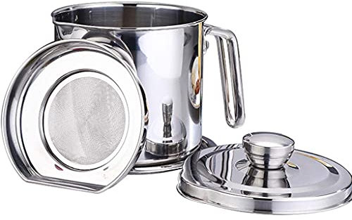 2000 ml Saucentrenner und Fetttrenner machen gesündere Soße, Suppe oder Sauce fettfrei, Ölfilter-Suppenschüssel mit Griff, Mehrzweck-Küchenwerkzeug (2 l)