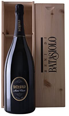 Batasiolo, SPUMANTE METODO CLASSICO - Bottiglia in formato Magnum da 1,5 l di Vino Bianco, Spumante Secco, Champenoise Chardonnay e Pinot Nero