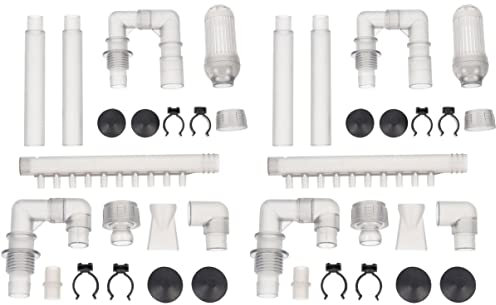 POPETPOP 3 Sätze Aquarium-Wassereinlass-Auslassrohr-Set Externer Filter: asserrohr-Armaturen - Wassereinlauf-Ausflussrohr Aquarium-Filterteile