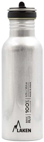 Laken BAF75 - Borraccia in argento, 0,75 l