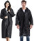 YANKUIRUI Regenponcho Regenmantel für Damen Herren 2 Stück, Regenbekleidung Regencape Regenjacke Wasserdicht für Disney, Wandern, Radfahren, Camping und Reisen (Schwarz+Schwarz)