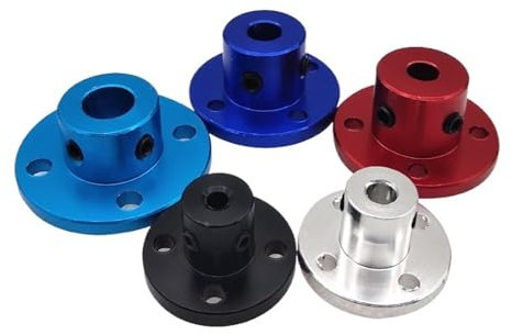 IOFIT L'accoppiamento a Flangia in Lega di Alluminio colorato ha diametri di 3/4/5/6/8 mm Adatti for l'installazione nell'albero Motore (Size : 3MM)