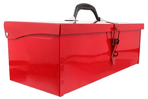 Luxshiny Caja De Herramientas De Roja Organizador Portátil Vintage Para Clavos Tornillos y Ferretería Para Taller o Garaje