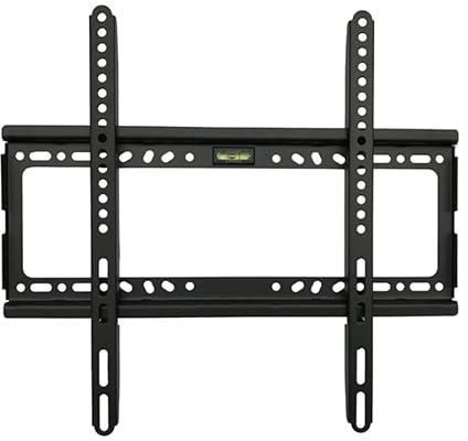 TV Wall Bracket for 26-63 Screens, Ultra-Slim TV Bracket with Spirit Level, Flat to Wall Mount, 50kg Capacity, Max VESA: 400x400mm