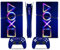 Für PS5 Slim Skin Disc Edition & Für PS5 Slim Skin Digital Edition Konsole Und Controller Vinyl Cover Skins Wraps Kratzfest Kompatibel 00355 Blasenfrei Kein Schaum Kratzfest (Size : Disc Version)