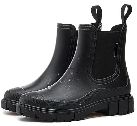 Wellingtons Boots | Women's Wellies Boots | Ankle Boots Ladies | Short Chelseas Boots | Waterproof Rubber Rain Boots | Riding Equestrian Wellies | Non Slip Sole | Breathable | Fashion Walking Boots