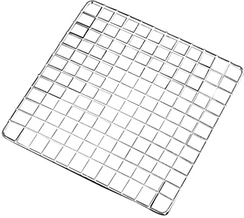 TOPBATHY Grille De Refroidissement en Acier Inoxydable 25 X 25 Cm Grille De Cuisson Non Lavable pour Four Et Barbecue