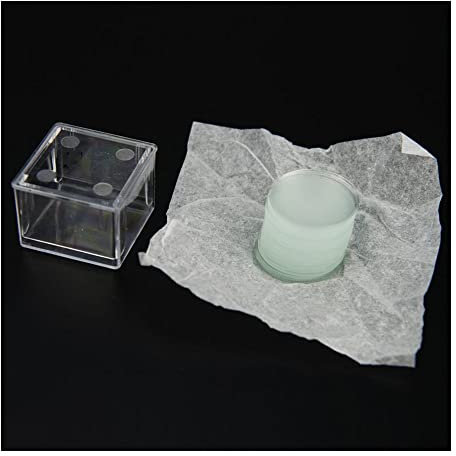 Zubehör für Labormikroskope 1000 Stück runde Objektträger aus Glas for Mikroskope, leere Objektträger, Mikroskopzubehör, 0,13–0,17 mm Dicke, 25 mm, 26 mm, 28 mm(28mm)