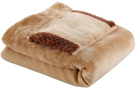 électrique | Couverture chauffée électrique 5V avec poche | Couverture chauffante chaude d'hiver portable | Lance-chaleur électronique | Lancer du chauffage pour les hivers à domicile à l'intérieu