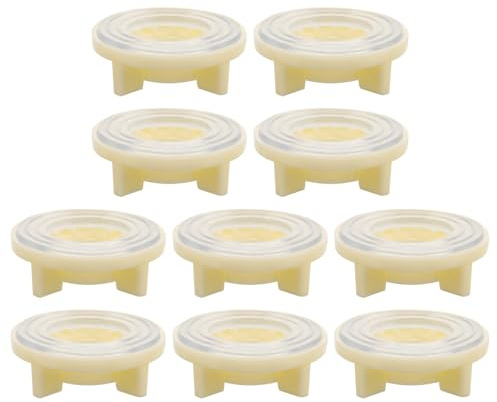 WHAMVOX 10 Stück Wasserhahn Montageset Abs Kunststoff Befestigungsmuttern Und Unterlegscheiben Langlebiges Armaturen Reparaturset Für Küchen Und Badarmaturen Dichtungsringe Universell Für Wasserhähne