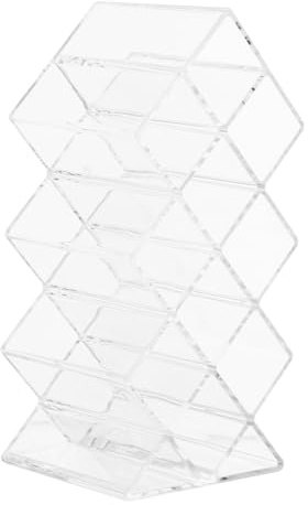 BAZEITFLOW Acrylic Makeup Storage Rack Lipstick Holder for Vanity Table Makeup Storage Organiser
