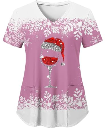 Genérico Casaca Sanitaria Mujer y Hombre, Tejido Elástico, Cuello en V. Camisa Médico, Enfermera, Dentista, Estética, Veterinaria. Unisex
