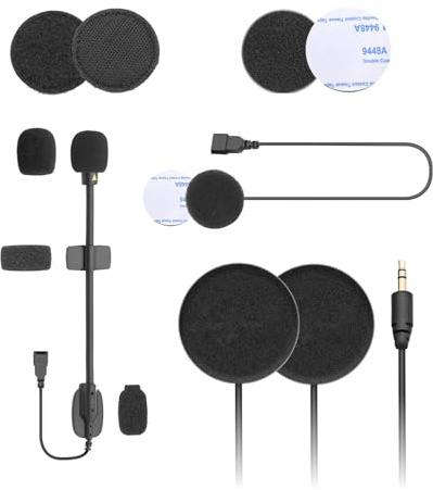 ASMAX Kit de Accesorios de Altavoz y Micrófono