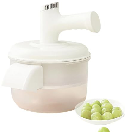 Peladora De Uvas – Herramienta Para Cortar Verduras | Automática Para Pelar Bayas, Tomates Cherry, Ajo | Accesorio De Cocina Para Viajes Y Exteriores