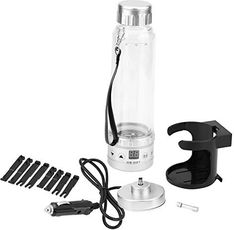 Keenso 280 ml 12V Auto Wasserkocher Tasse Reise Heizung Becher Wasserkocher Kochendes Auto Kaffeebecher Heizung mit Zigarettenanzünder Wagenwärmer