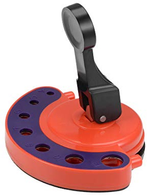 sourcing map Adjustable 4-12mm Diamond Drill Bit Tile Glass Hole Saw Core Bit Guide with Vacuum Base Sucker Openings Locator