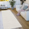 Paco Home Outdoor Teppich wetterfest & langlebig Moderne Boho-Designs mit 3D-Effekt Skandi-Look UV-beständig & robust für Balkon, Garten, Wohnzimmer & Küche, Grösse:80x250 cm, Farbe:Creme 2