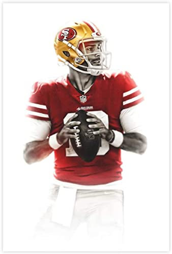 Puzzle 500 Teile Erwachsene und Kinder American-Football-Spieler Jimmy Garoppolo Star Holz Puzzles Stress Freisetzung Spiel 500 Piece 20.4x15inch(52x38cm) Kein Rahmen