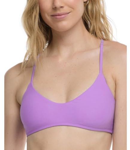 Body Glove Smoothies Alani Solid Strappy Back Bikini Top Swimsuit Parte Superiore del Bikini Donna