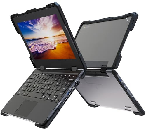 UZBL Funda rígida resistente para Acer Chromebook Spin 512 R856T, a prueba de estudiantes, K-12, cubierta protectora transparente (paquete de 1)