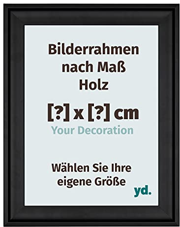 yd. Your Decoration - Individuelle Bilderrahmen nach Maß - Holzrahmen mit Acrylglas - Antireflex - Gestalten Sie Ihren Rahmen - Birmingham