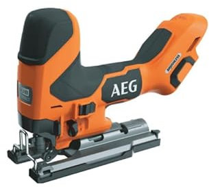 AEG - Sega alternativa, impugnatura a pomello, SUBCOMPACT 18 V BRUSHLESS, corsa lama 25,4 mm, 0-3200 cps/min, 6 velocità + funzione automatica, (senza batteria) - BST18BSBL-0