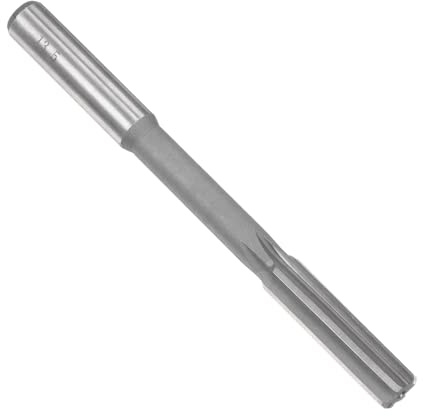 QUARKZMAN Fresa per Mandrino 13,5mm, H7 Fresa per Tornio in Acciaio HSS 6 Scanalature Dritte, Utensile Fresatura Gambo Rotondo, Punte Trapano Metriche per Fori Acciaio Inossidabile Metallo