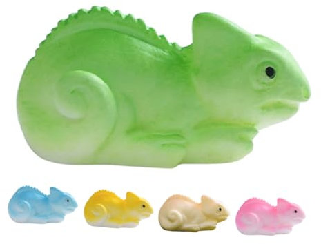 ibasenice 5stücke Miniatur-tierfiguren Aus Harz Eidechsen Für Innen Und Außendekor Kleine Gartendekoration Winzige Tierfiguren Garten-miniaturfiguren Harz-minifiguren