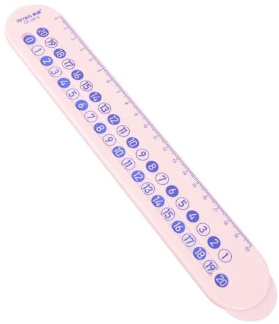 CHILDWEET Mathematisches Lernlineal Für Jungen Und Mädchen Rutschfester Zahlen-schiebelineal Aus Robustem Fördert Addition Und Subtraktion Grundschul-arithmetik-werkzeug Pädagogisches Gesche