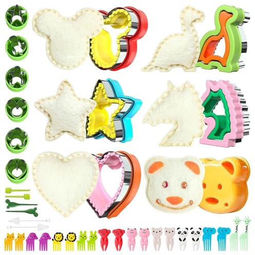 Ksvaye Lot de 38 Emporte Piece Patisserie 3D Moule Biscuit Emporte Piece Dinosaure Biscuit Cookie Cutter pour Cuisson Bricolage, Déco Pâques de Biscuits, Cadeaux pour Enfants